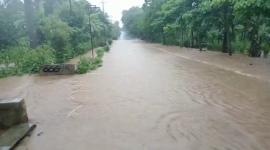 Lagi-Lagi Banjir Genangi Padukuhan Gandu 2 disisi Barat